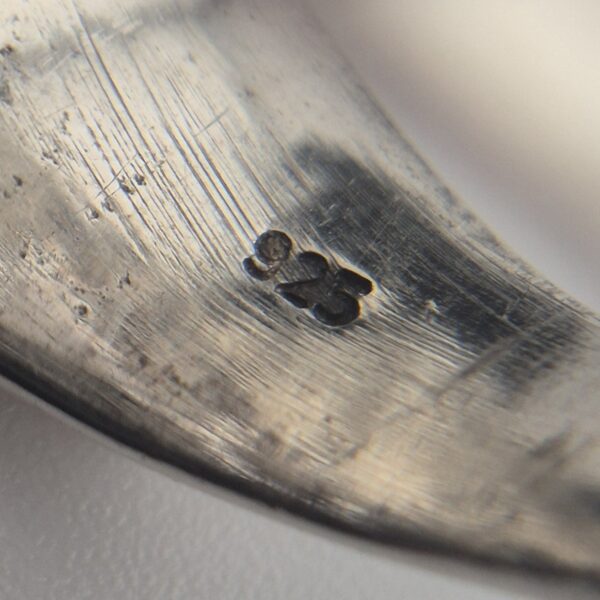 Vintage Florale Opengewerkte Statementring van 925 Sterling Zilver