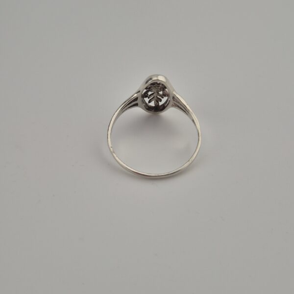 Vintage Florale Opengewerkte Ring van 925 Sterling Zilver