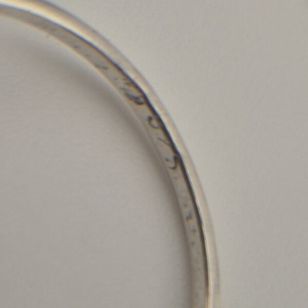 Vintage Ring van 925 Sterling Zilver met Robijn Cabochon