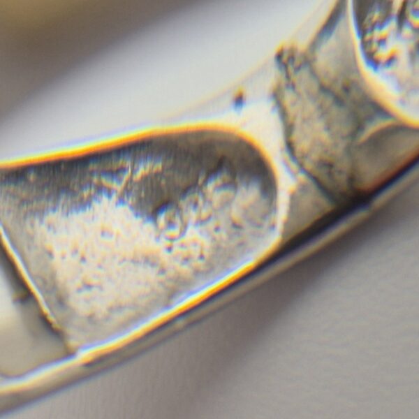Vintage Ring van 925 Sterling Zilver met Natuurlijk Parelmoer Inleg